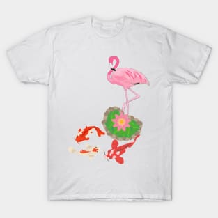 Japanese Zen Vibe Koi Pond T-Shirt